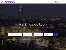 Tablet Screenshot of parking-lyon.fr